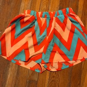 Chevron shorts